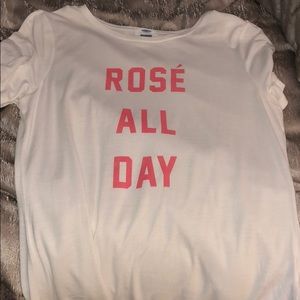 Rose all day shirt